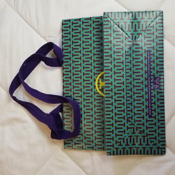 New Tory Burch Empty Shopping Bag Handle Storage - Picture 2 of 3